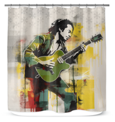 Geometric Harmony Shower Curtain